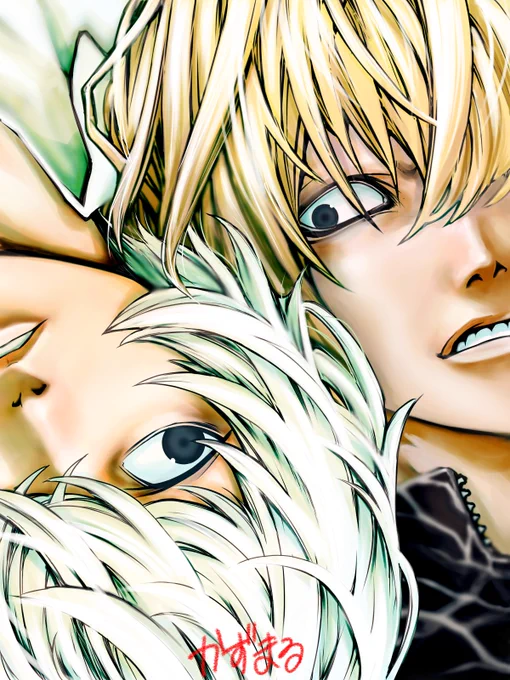 過去絵再掲ですが、チョコスキーの誕生日ということで…#メロ生誕祭2022 #deathnote #FANART #Mihaelkeehl 