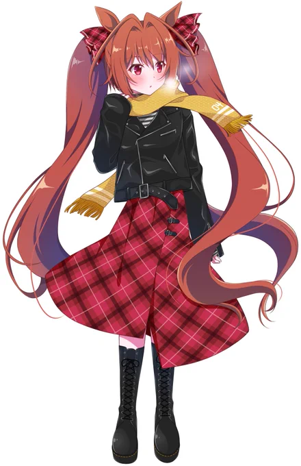 #お前らウマ娘の最初の推し誰だよダスカちゃああああああああああああああああああんんん!!!オリ私服!!ライダースはウオッカの!ということでよろしくお願いしますッ! 