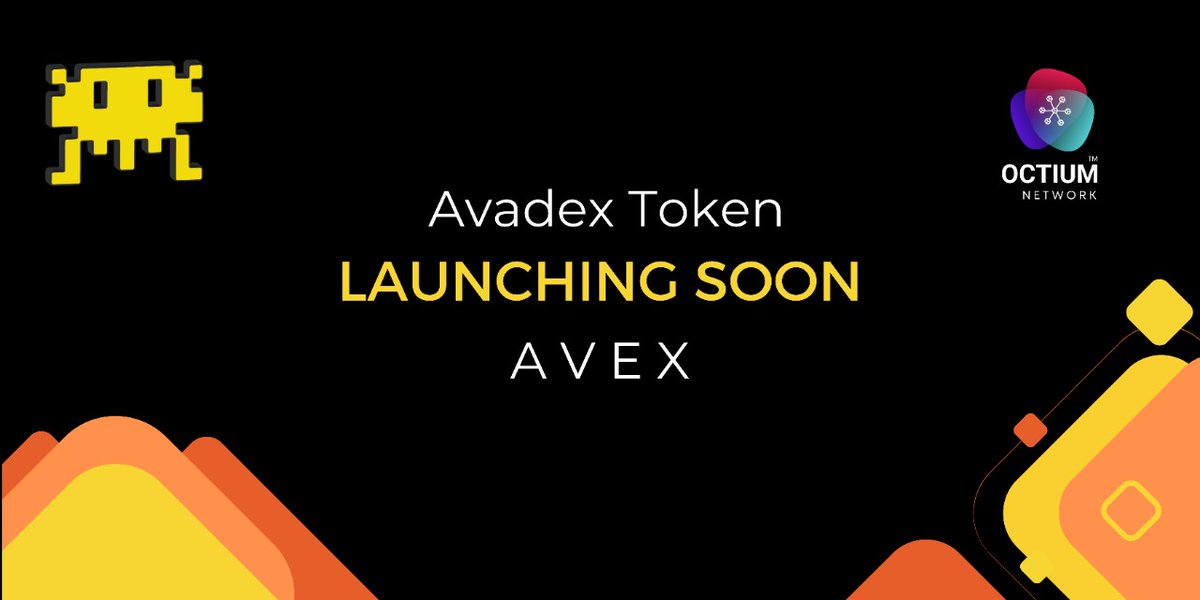 Avex is soon launching on Octium Exchange
Ava Dex is the first DEX platform on Avalanche with Mini-Games, Liquidity mining and Trading. 
Dapp :  avadex.io
Twitter:  x.com/avadex_io    
TGChannel:  t.me/avadex_ann