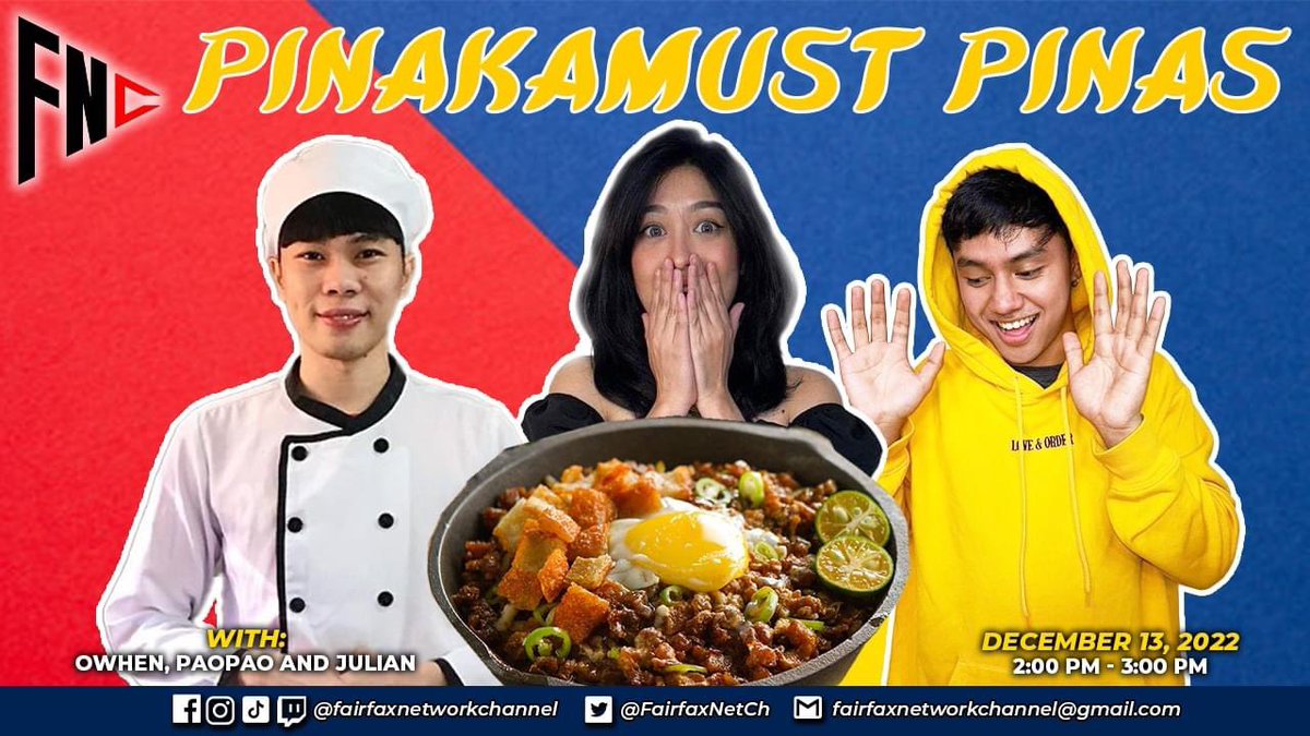 owhen_ranger's tweet photo. Watch us on "PINAKAMUST PINAS" @ 2PM at The @HouseOfCollab FB page, YT Channel, Twitch 😊
#TheHouseOfCollab
#OwhenRanger https://t.co/KH545J0Zeg