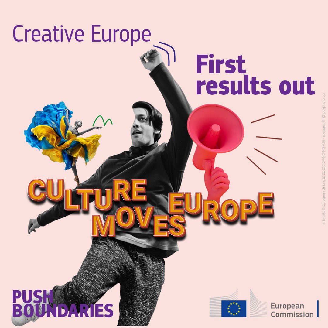 The 1️⃣st results of the #CultureMovesEurope call are out!🎉

Congratulations &amp; best of luck to 1️⃣7️⃣6️⃣ laureates.👏

I'm especially glad to announce that the 1st grantee from Ukraine🇺🇦 is already on her #CulturalHeritage mobility project in Lithuania🇱🇹.

👉europa.eu/!jRvxXj