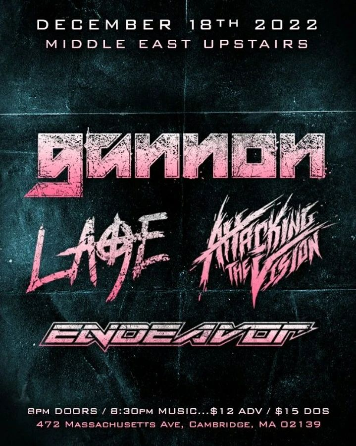 ATV_NH's tweet photo. REMINDER: MASSIVE show this Sunday, December 18th at The Middle East Upstairs, Cambridge MA. LAST SHOW OF THE YEAR!!! https://t.co/vEGYHAQuNr