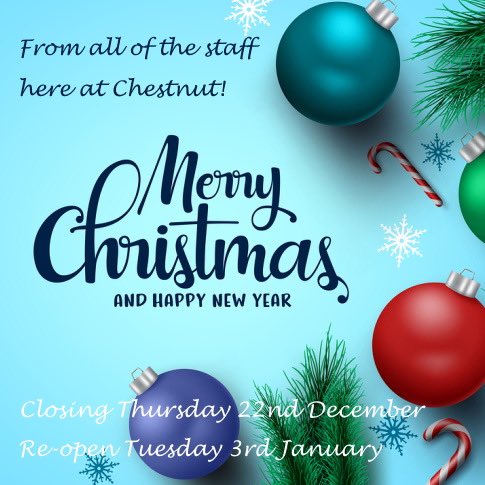 We would like to wish all of customers a Merry Christmas &amp; a Happy New Year!

We will be closing for our Christmas break on Thursday 22nd December at 5pm. We will reopen on Tuesday 3rd January 2023 at 7.30am.

🎄🎅🏻⛄️🎁

#Liverpool #Wirral #Building #Merchant #Roofing #Christmas