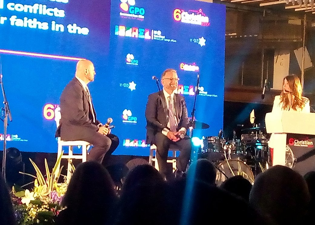 CkunoIsrael's tweet photo. #Christian media summit, 2022 #photography @i24NEWS_EN https://t.co/wO44Eop6Mo
