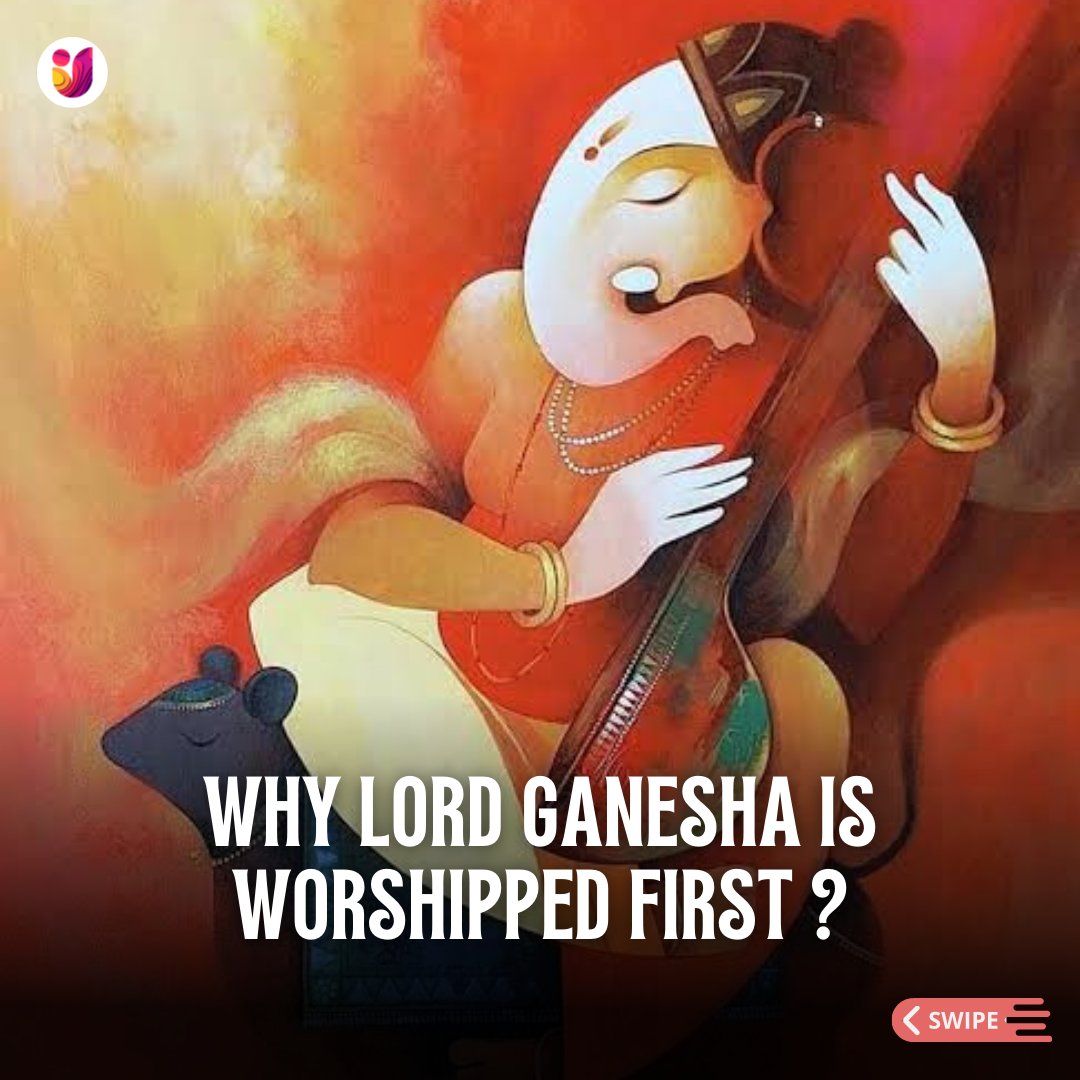utsav_app's tweet photo. Why Lord Ganesha is worshipped first? https://t.co/c1z5JXIH97