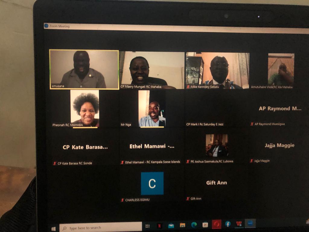 HonMikeSebalu_'s tweet photo. Last evening I had a rare opportunity to digitally touch base with the trendsetters of the Rotary Club of Kampala Mahaba for the Governor's visit. The interactive engagement with the amazing Rotarians of Kampala Mahaba was indeed interesting and exciting too. https://t.co/n1kG3fbBfp