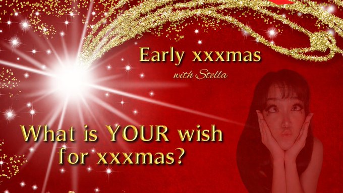 EARLY XXXMAS with STELLA What will be your xxxmas wish this year? What would you like to enjoy in your<a href="/tag/fancentro"class="tags"><span>#fancentro</span></a>