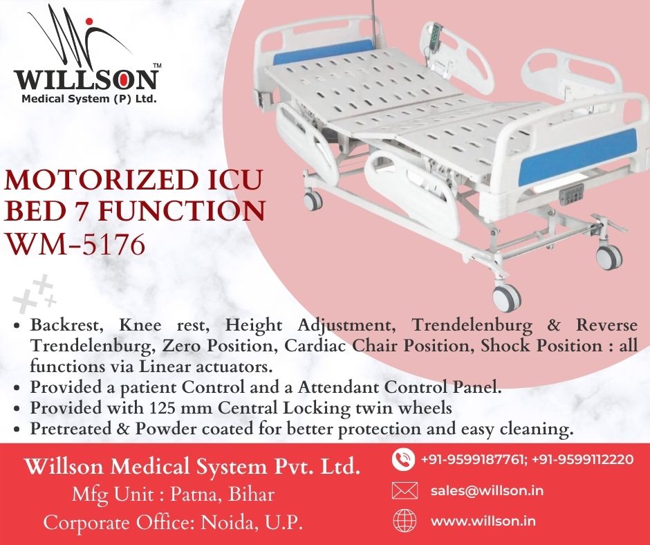 SystemWillson's tweet photo. Complete Motorized ICU Bed
https://t.co/cHB4UDBkOz
+91 95991 12220
sales@willson.in
#doctors #medical #healthcare #hospital  #nursing #HOSPITALFURNITURE #medicalequipment #doctor #hospitalbeds #ICUBeds #hospitalequipment #hospitalroom #medicalfurniture #hospitalbed https://t.co/HQlcCxtxxo