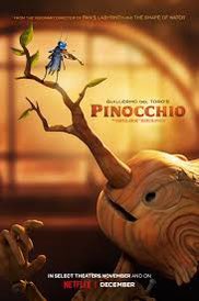 Gullierme del Toro’ nun Pinocchio’su…Faşizmin eziciliği,savaşta kaybedilen bir çocuk, çok büyük bir acı ve yerine hayal dünyasında koyulmuş bir kukla çocuk…Gerçek dışı bir yaşantı gibi…