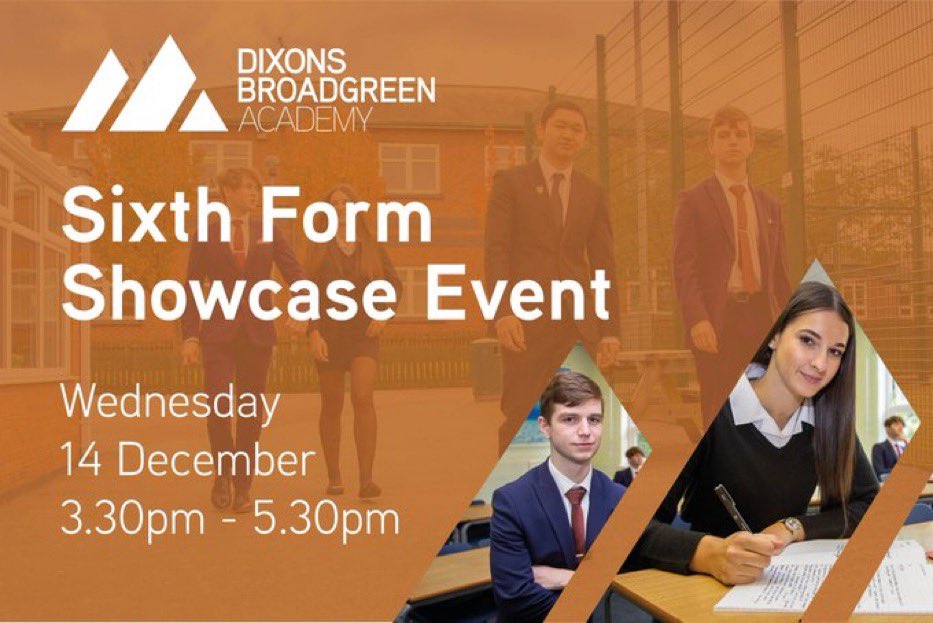 DBA6thForm's tweet image. One more sleep until our Sixth Form Showcase. We look forward to seeing all of our yr 11 students and any new students who wish to become part of the DBA community. See you there!