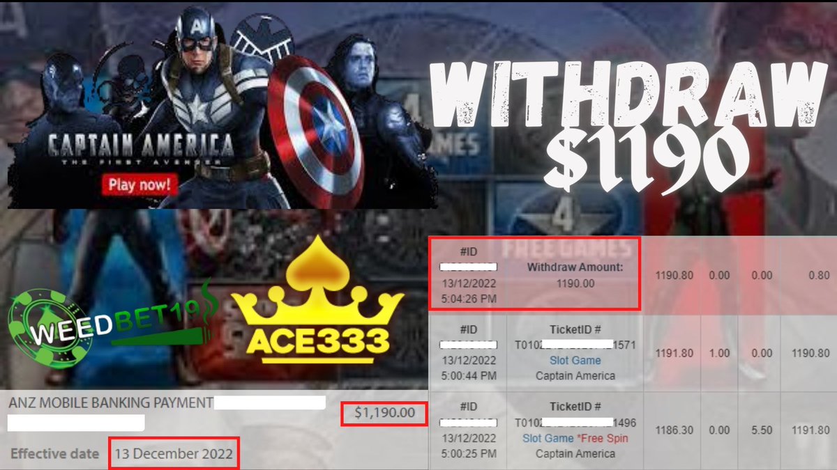 weedbet19's tweet photo. 🎉Congratulation To Weedbet19 Member Get Withdraw🎉
💨 Platform : Ace333
💨 Game : Captain America
💨 Deposit : $135
💨 Withdraw : $1190
Join us now and become the next winner💓
WhatsApp CS1 : https://t.co/bORMXkwDaU https://t.co/YrIB5Suz9A