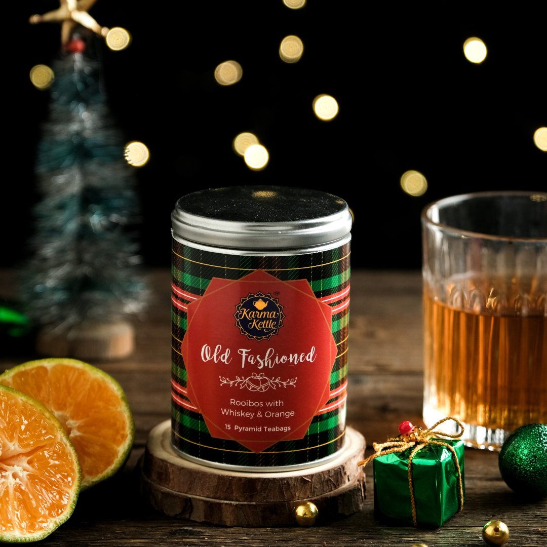 KarmaKettleTeas's tweet photo. We all need a bit of the Old Fashioned to perk up those wintery nights. Our Rooibos tea with whiskey and orange is a refreshing tea that celebrates the spirit of the holiday season! 🥃🎄 https://t.co/895KPk3jra