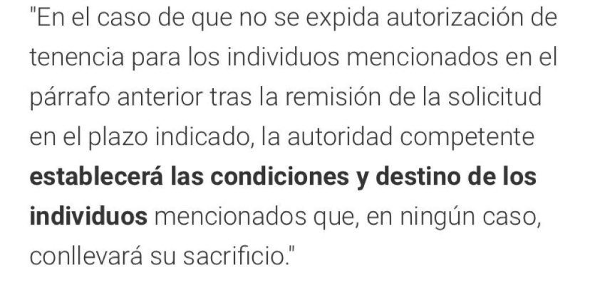 Nos quitarán las mascotas también.