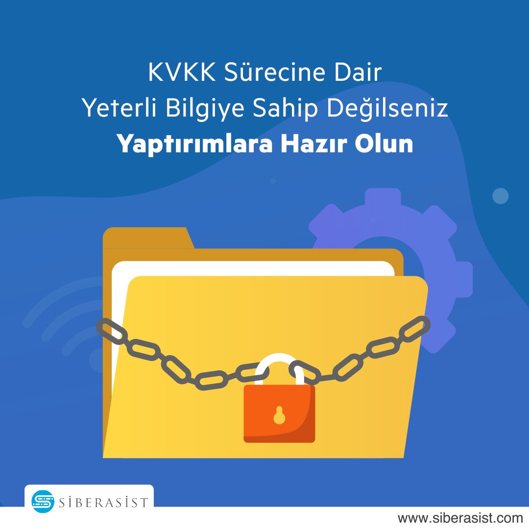 siberasist's tweet photo. KVKK sürecine dair yeterli bilgiye sahip olduğunuzu düşünüyor musunuz?🤔 Eğer değilseniz ihlalin türüne göre 1.000.000 TL’ye kadar para cezası ödeyebilirsiniz.😰

Detaylı bilgi almak için bizimle iletişime geçebilirsiniz.🤗

#Siberasist #SiberGüvenlik #VeriGüvenliği #KVKK https://t.co/Xd6WSMtgvx