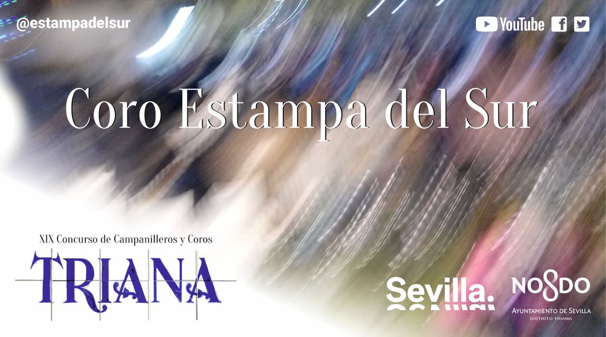 estampadelsur's tweet photo. Entre Triana y Sevilla cantando por Navidad: El próximo 20 de diciembre en el XIX Concurso de Campanilleros y Coros Distrito Triana
@Ayto_Sevilla
#CantaConEstampaDelSur, #YaEsNavidad, #Navidad2022, #Sevilla, #MiDistrito, #Triana, #SevillaAlumbra https://t.co/i3qQXb5oaO