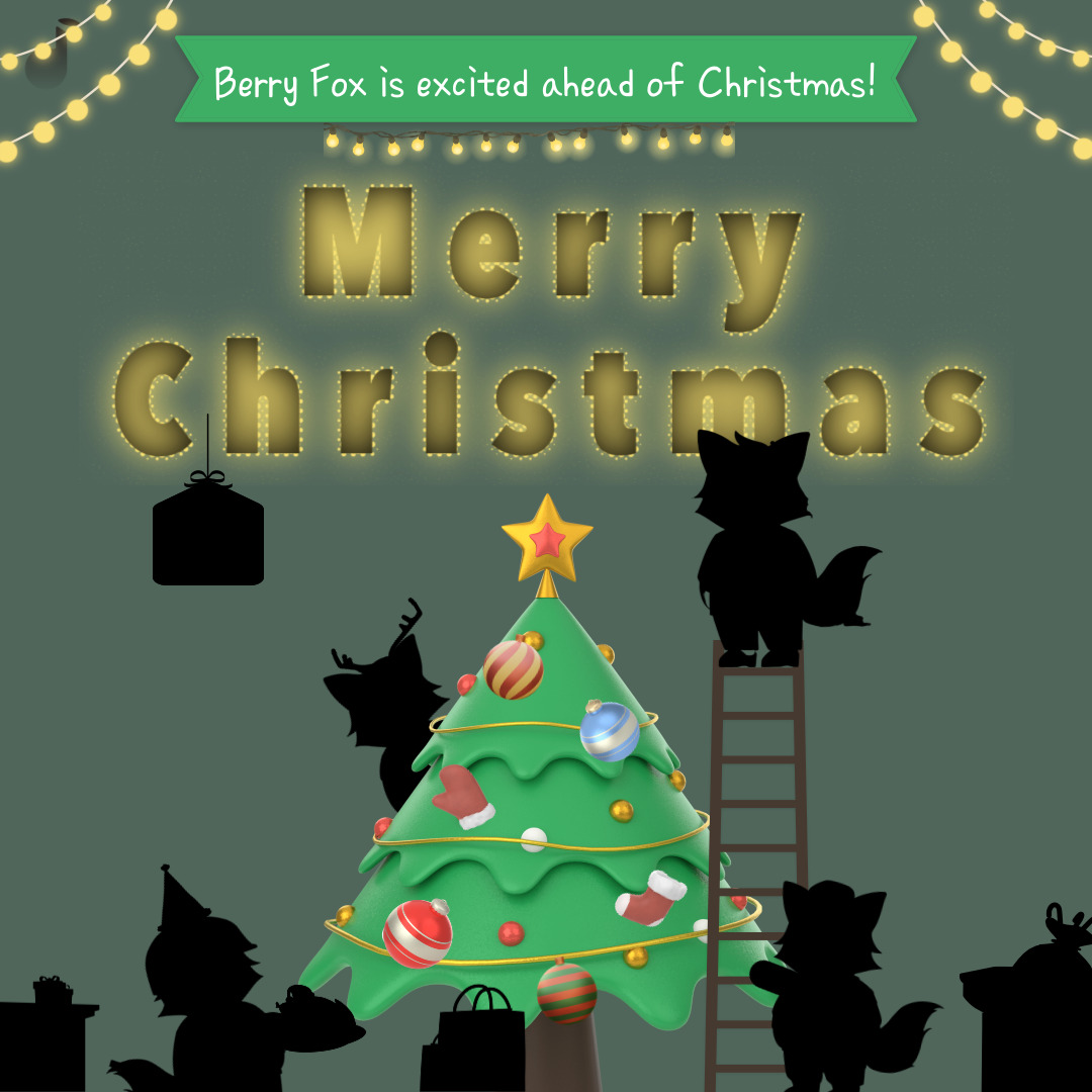 BERRYSTORE4's tweet photo. #berry #berrycoin #event
๐ Berry Fox is excited ahead of Christmas! But... Santa's asking for help? A X-mas event will be held in Berrystore! Santa is coming! https://t.co/M89wFqHzzw