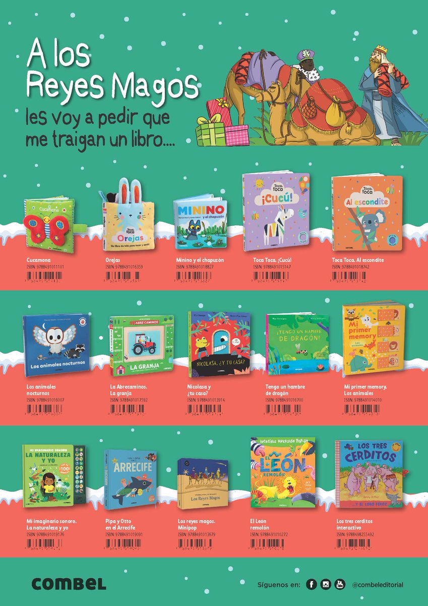 jaguzmanamador's tweet photo. *
*
A LOS REYES MAGOS LES VOY A PEDIR QUE ME TRAIGAN UN LIBRO DE COMBEL EDITORIAL

#combeleditorial #combel #editorialcombel #instabook #bookstagram #librojuvenil #hoyleemos #lij #librosparaniños #librosinfantiles #crecerleyendo #leerparacrecer #leerescrecer #leerimporta #yoleo https://t.co/KmApH6J5ud