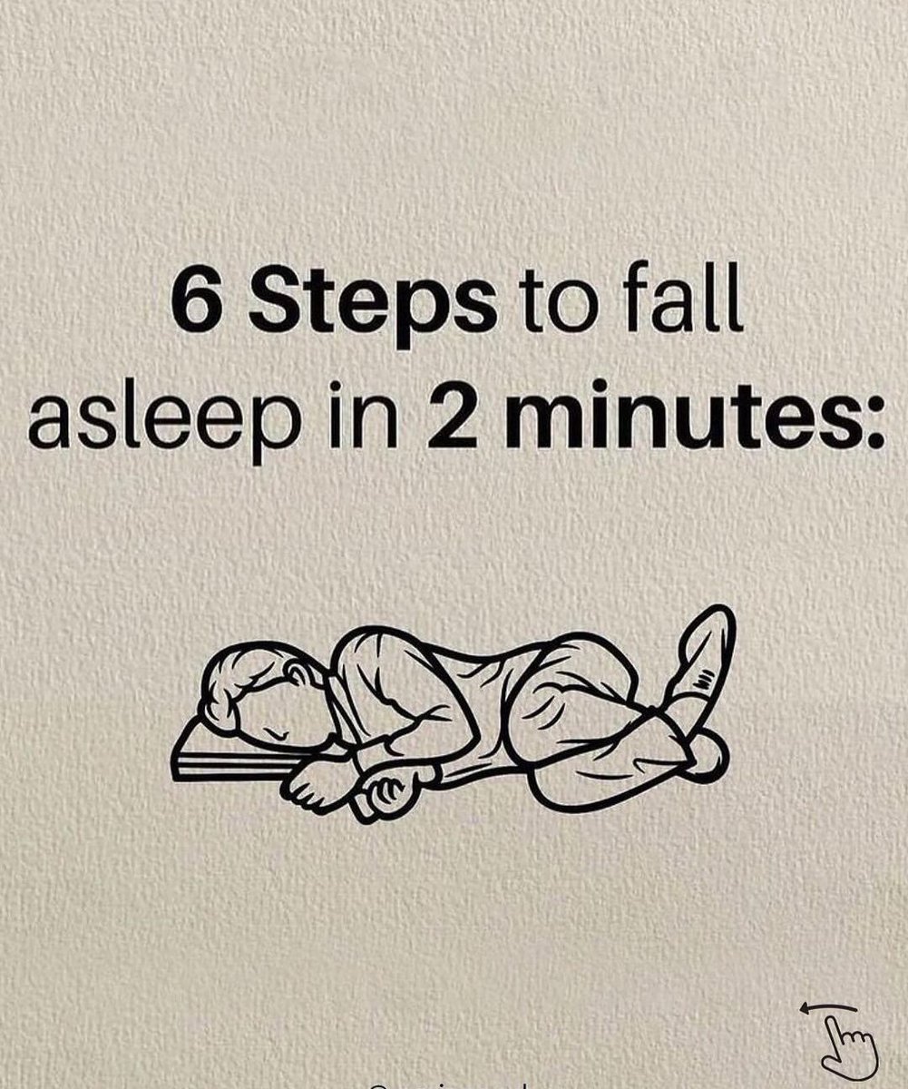 6 steps to fall asleep in 2 minutes: