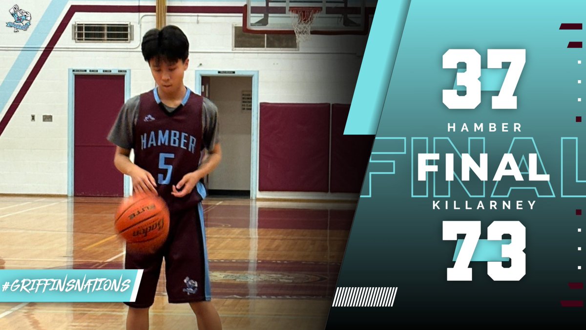 First home game for the juvenile boys against Killarney 37-73! #griffinsnation