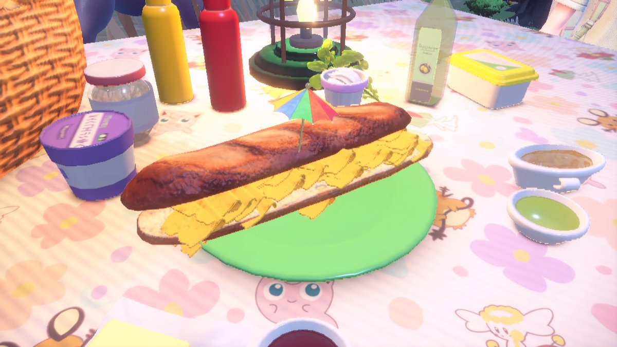 5AngryOrange's tweet photo. May I present the Perfect Pickle Sandwich and the Ultimate Cheese Sandwich!

 #PokemonScarletViolet #NintendoSwitch https://t.co/zKQeg05edr