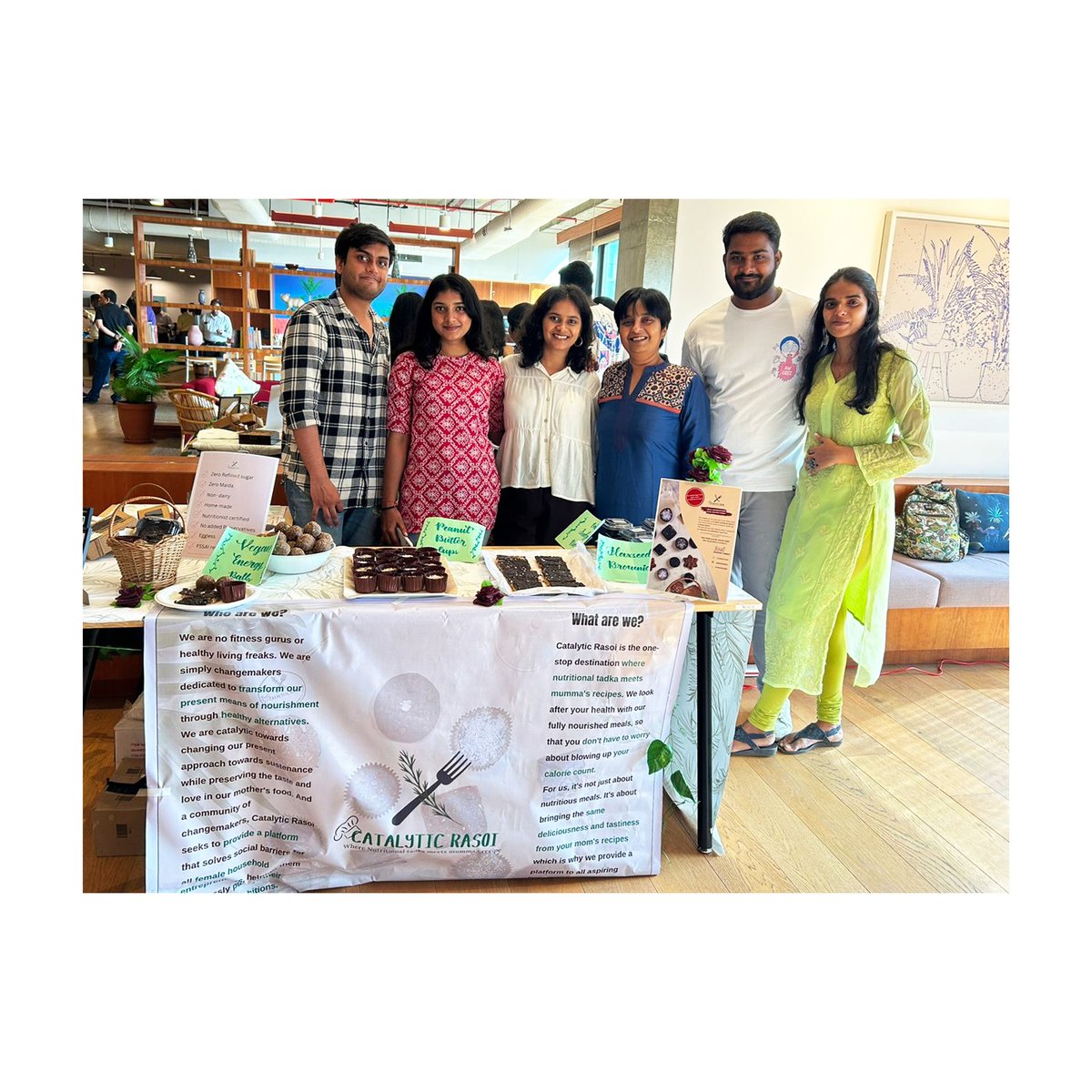 her_aspire's tweet photo. Jolly, merry and all kinds of cosy – that was Day 1 of the #EntrepreNaari Mela in a nutshell! Take a look.

The Mela is still on at WeWork Enam Sambhav (BKC) &amp; Futura Pune today, and will be at WTC Pune tomorrow. So drop by to get your holiday shopping done! https://t.co/3CcmdsbrE9
