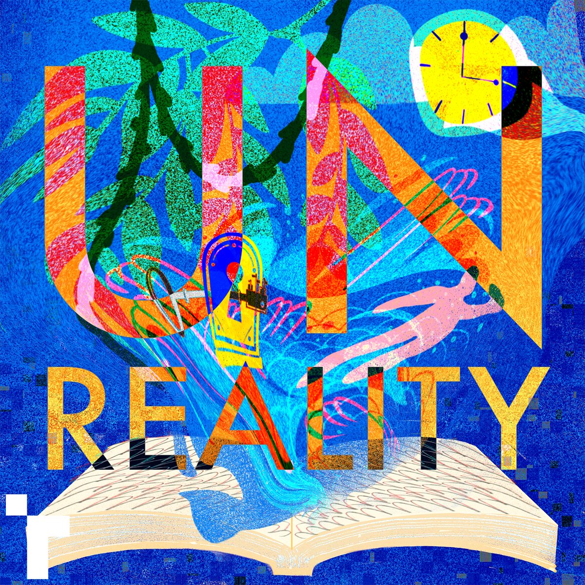 transmission_rh's tweet photo. Introducing UnReality, from the brilliant mind of 
@taliaaugustidis

In ep01, Talia gets a glimpse into somebody else's dream world, only to meet frustration at not having the full subscription

📍@roundhouseLDN
🎨 @MartinezAriana_ 

Don't sleep on it (😉) https://t.co/FsRttePFtL https://t.co/Tq5H4mxdJf
