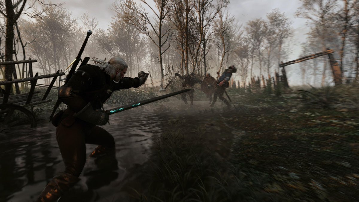 PhiWeber's tweet photo. Some impressions from our new weather conditions in Crookback Bog. 
Fans of #TheWitcher3 might notice that they're inspired by visuals we showed in 2014. https://t.co/gVNH7Iq1wX
