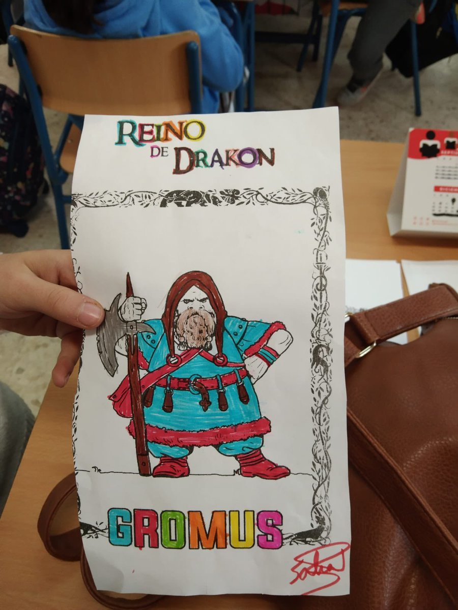 ReinodeDrakon's tweet photo. Hoy de nuevo he estado en el colegio Mediterraneo de Algeciras . Un colegio encantador , con muchas ganas de fomentar la lectura entre sus alumnos . En este caso con las aventuras del Reino de Drakon. Han disfrutado hablando de los personajes, con los vídeos y coloreando a Drakon https://t.co/ZC4q1uQxqj