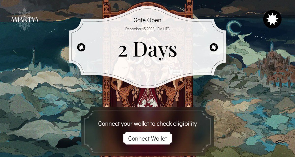 Watch out! Minting Day is coming. The gate will open only at amartya.io/mint. 
Make sure you go to the correct address.