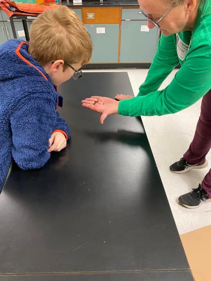 RES_Redbirds's tweet photo. Debbie Evans and Dixie Henderson, Master Gardeners, came to teach our Gardening Club more about composting with worms. Dixie even gave them some of her very worms! #RESGameChanger #STEMeducation https://t.co/91iIALOZTn