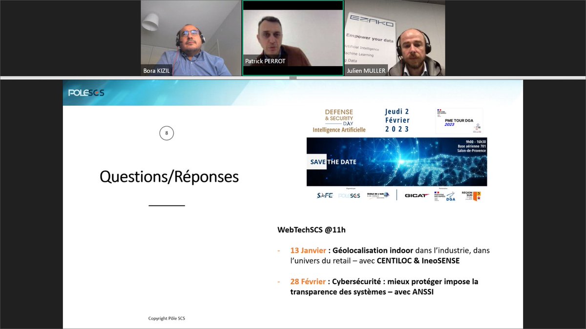 SecurIT20's tweet photo. "For @Gendarmerie there is a strategic interest in opportunities like SecurIT: allowing to look ahead and anticipate with #demos and real solutions
"We should closely follow projects such as #VASCREEN and #HelİA presenting interests on other usecases
🙏Thanks GénéralPatrickPerrot https://t.co/iyEtGNrTWh