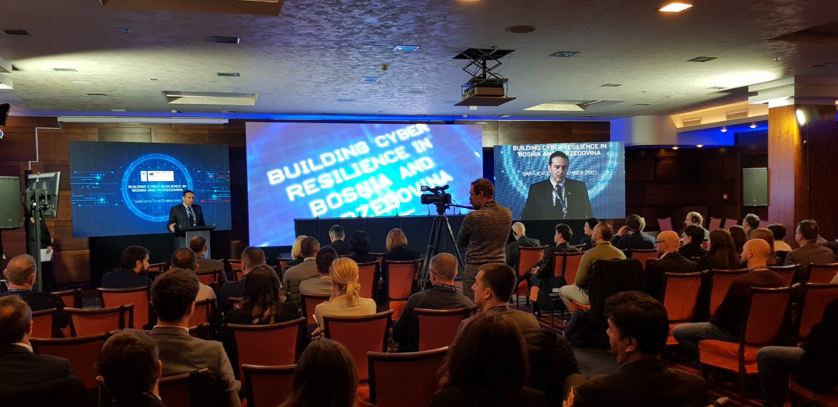 UNDPBiH's tweet photo. Eur 1.3 mil worth #cybersecurity project begins as a result of partnership of #UNDP, 🇩🇪 @GermanyDiplo &amp; 🇧🇦 authorities. 
By making #digital world 🌐 more secure we aim to protect: 
✔ people, 
✔ communities, 
✔ infrastructure, 
✔ services, and 
✔ businesses. https://t.co/SEPK76bQn4