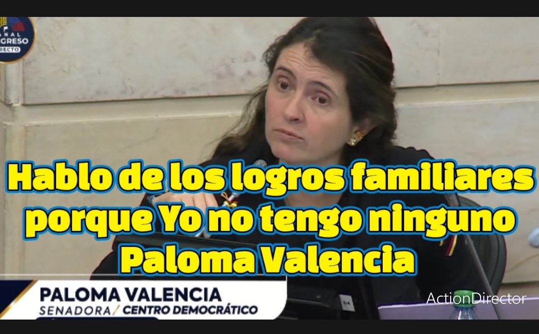 BuenAndar7's tweet photo. Paloma Valencia se vanagloria con los logros familiares pues de ella no se conoce ninguno.
#RedProgresista #SiguemeYTeSigo https://t.co/ibNsZ1sAik https://t.co/TG6MjVcX6D