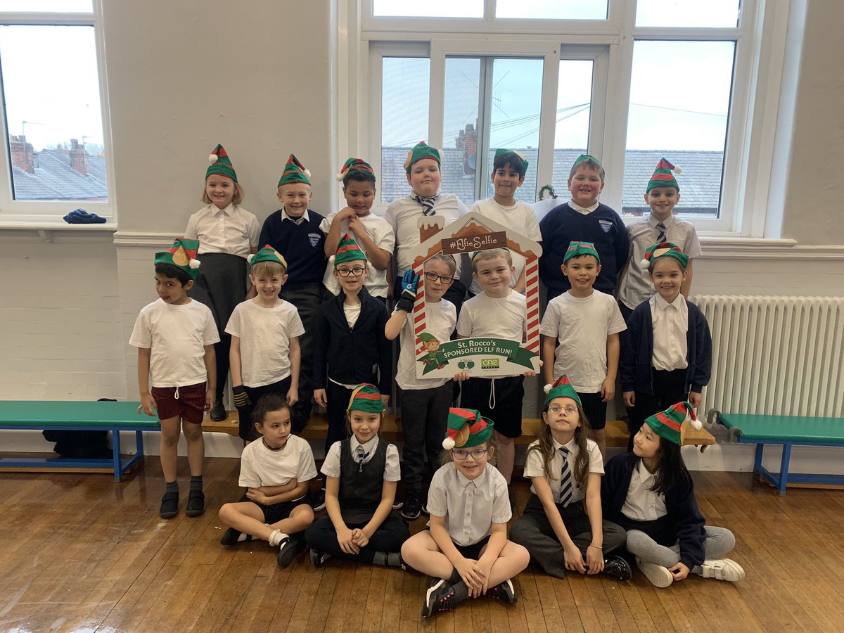 ABCPschool's tweet photo. #Class34H enjoyed their Elf Run this morning #StRoccos #ElfRun https://t.co/23cU0p4iCM