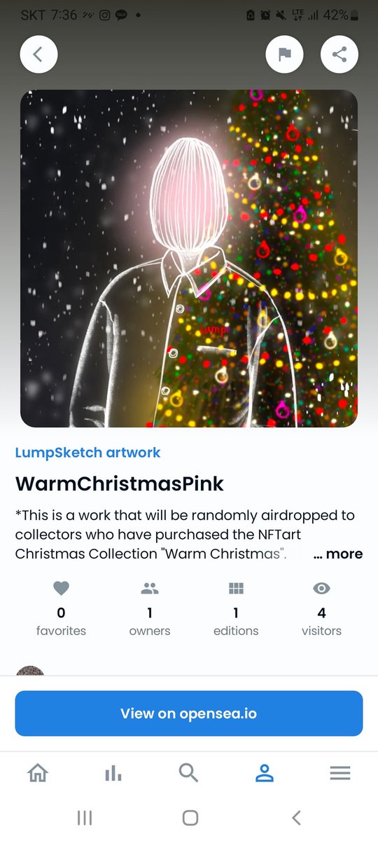 [Warm Christmas] 1에디션이 판매 되었습니다.! NFT작품첫판매..🥺🌸
잔여에디션 3/5Edition
준비해놓은 에디션중"핑크"를 전달해드렸어요🌷

메일 캡쳐본 따라해보고싶은데 전트윗은 축하해주셔서 안지웠어요😄 

구매해주신 <a href="/metatrip_edu/">🎵🦉노바에듀🎨🦉🚀</a>님 감사해요😢 나우러..🌸

#NFTart #NFTCollection #NFTsale