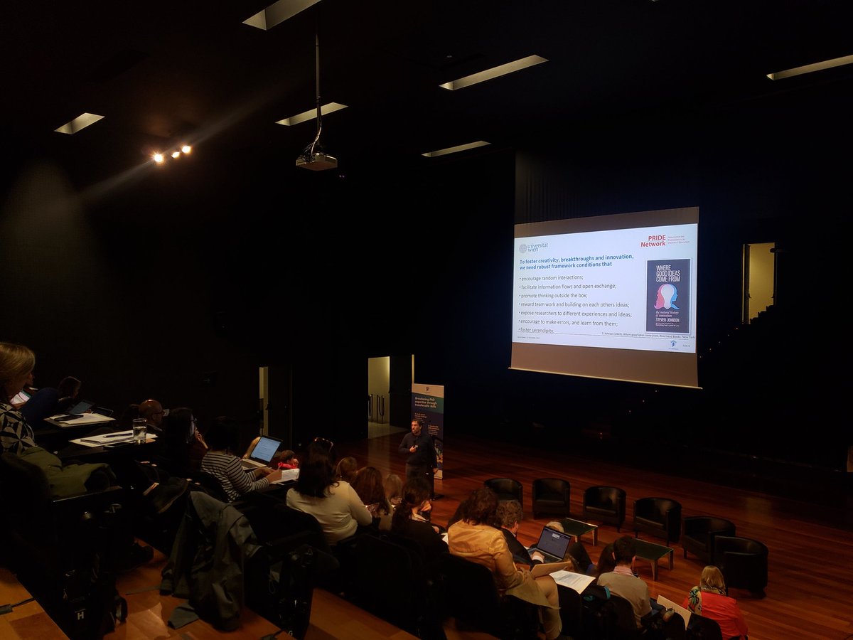 Thank you @LucasZinner for inspiring keynote on "Challenges in doctoral education: Doing the right things, doing things right", encouraging creativity, innovation, fostering serendipity. Could this be the role of doctoral schools?