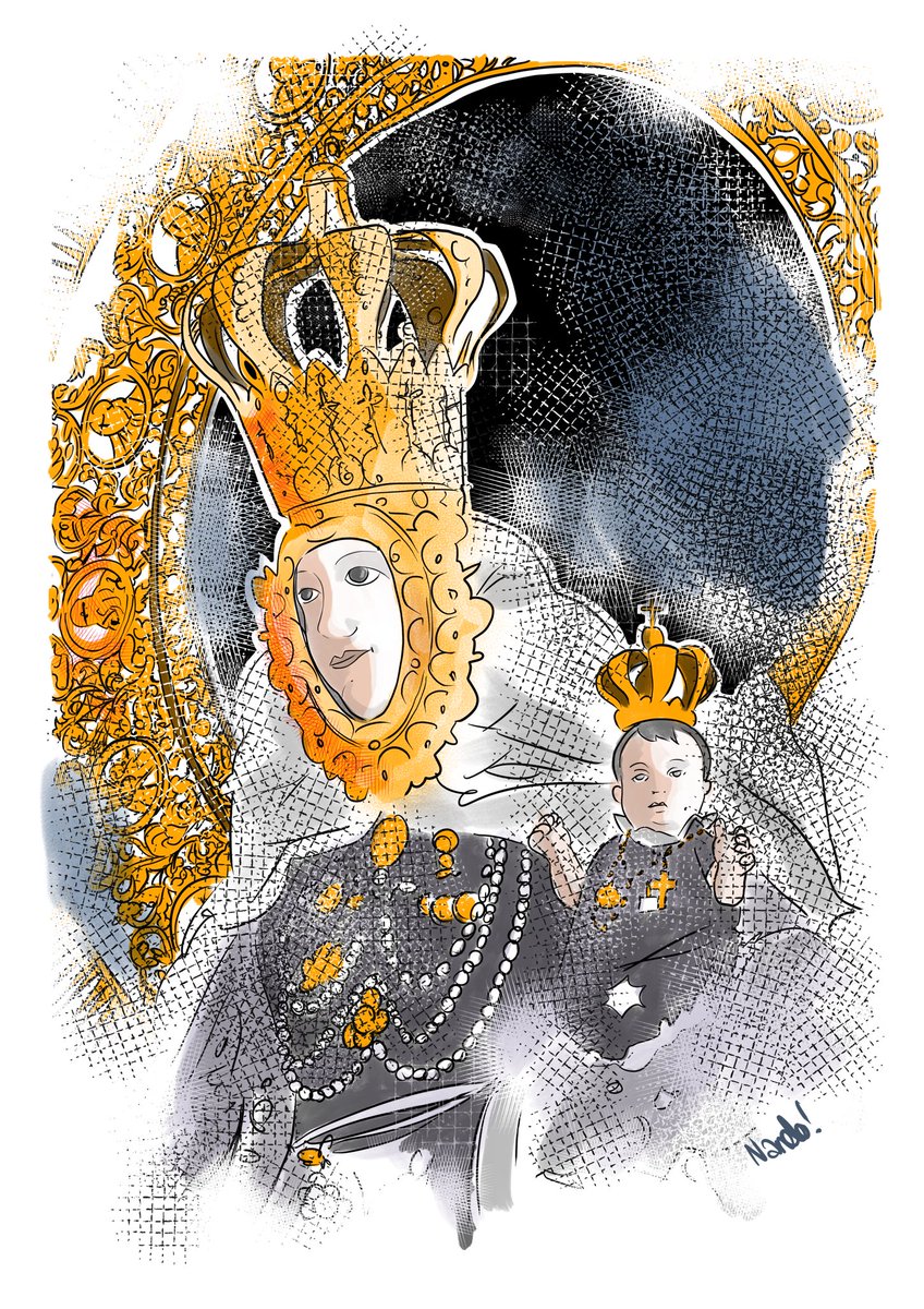 nando_martin's tweet photo. Imágenes de Aranda 3 #arandadeduero #aranda #duero #riberadelduero #art #arte #ilustracion #illustration #virgen #virgendelasviñas ilustración limitada a 50 https://t.co/DMG8LF45VA