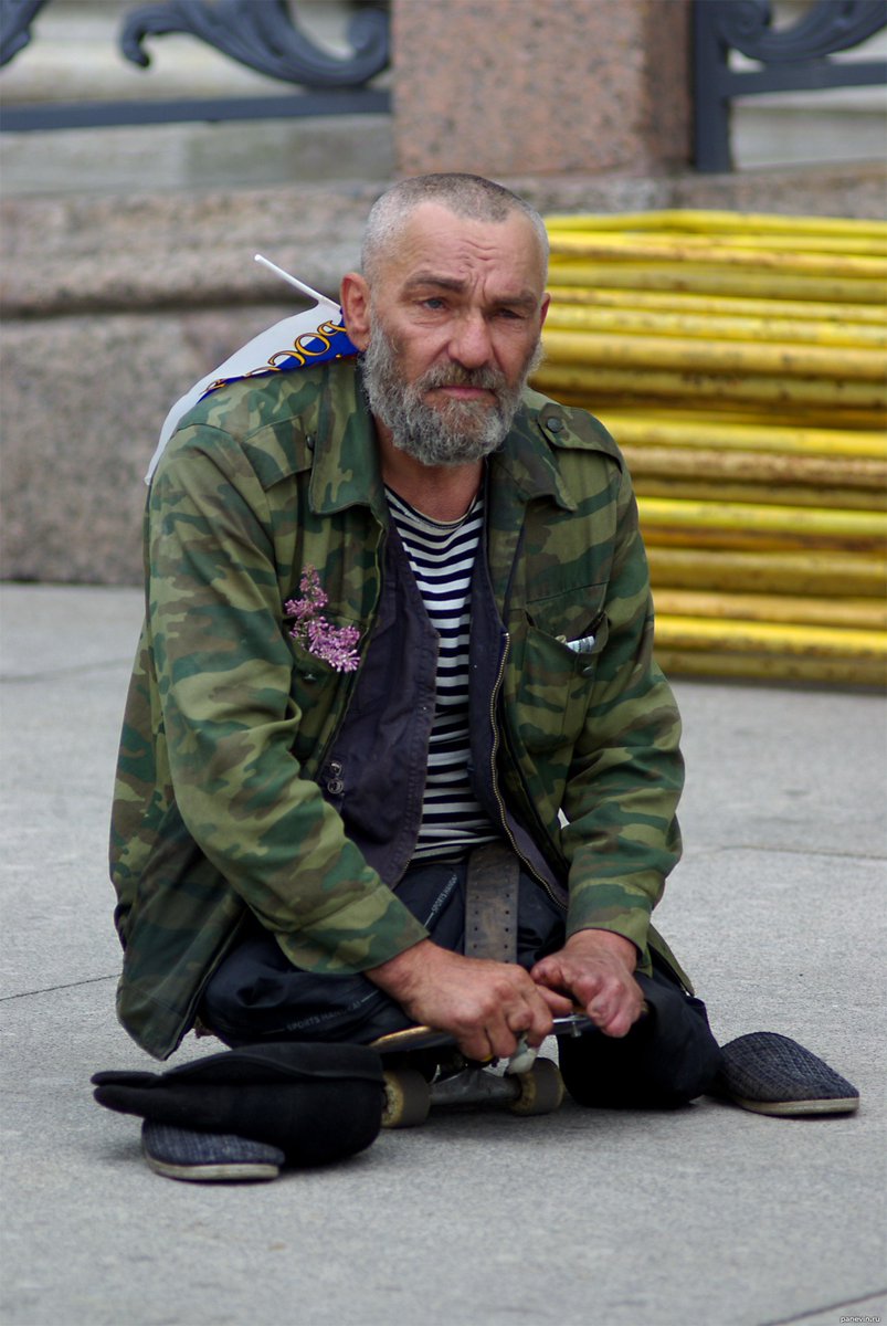 калеки в метро