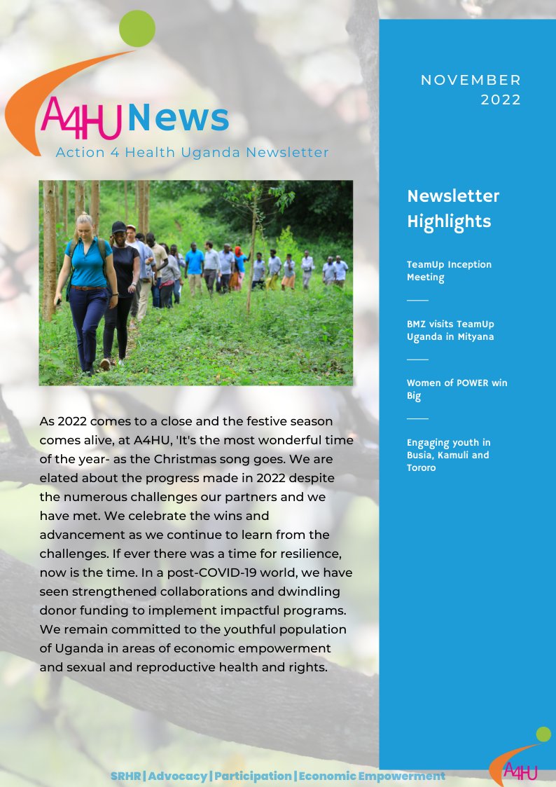 action4hU's tweet photo. Our latest newsletter is now available to read. https://t.co/kT0udmE6B8