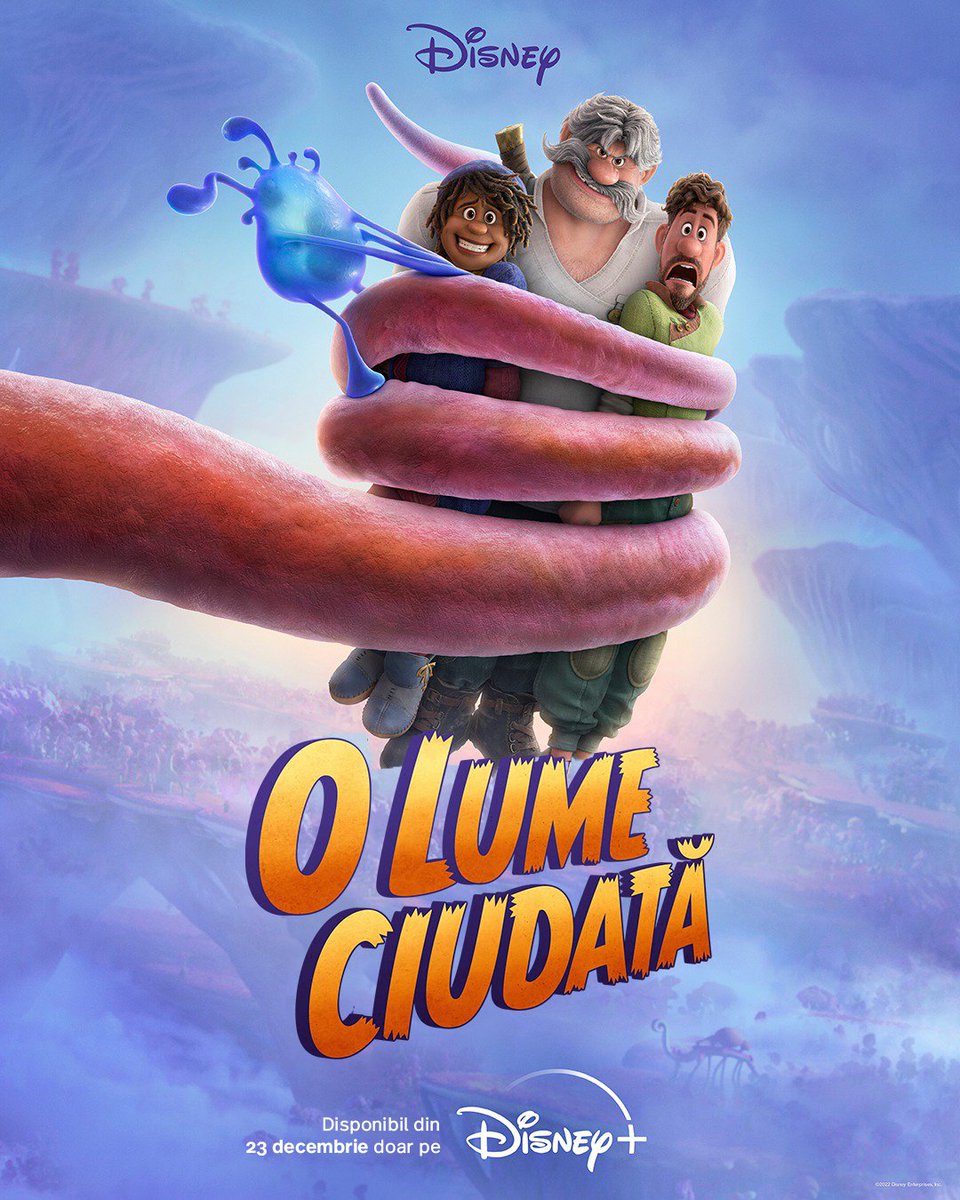 StiriDisneyPlus's tweet photo. Pregătiți-vă pentru o aventură dincolo de necunoscut! Filmul #OLumeCiudată de la Walt Disney Animation va avea premiera pe #DisneyPlusRO din 23 decembrie! https://t.co/Kx2GzHHWRb