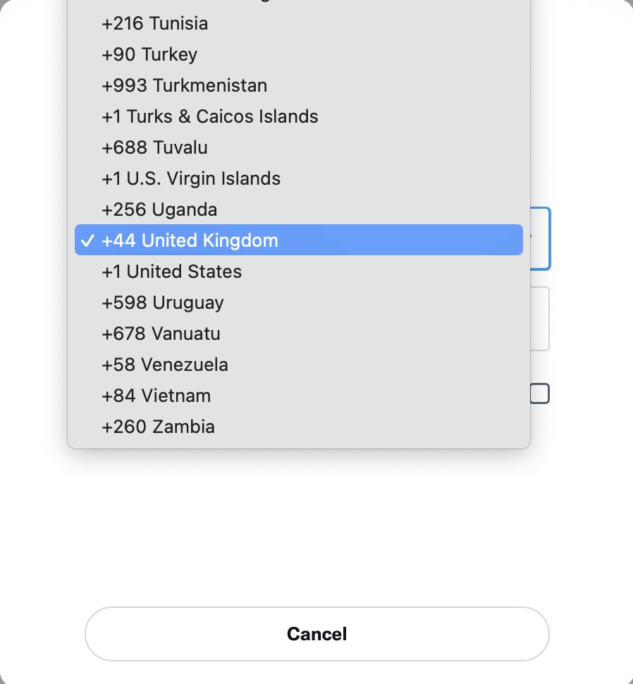 Hey @elonmusk, it seems like it's no longer possible to have a Ukrainian number verify a Twitter account/two-factor authentication. Ukraine is not in your list of countries, see our screenshot. It's vital for us to keep showing the world what's going on in our country.