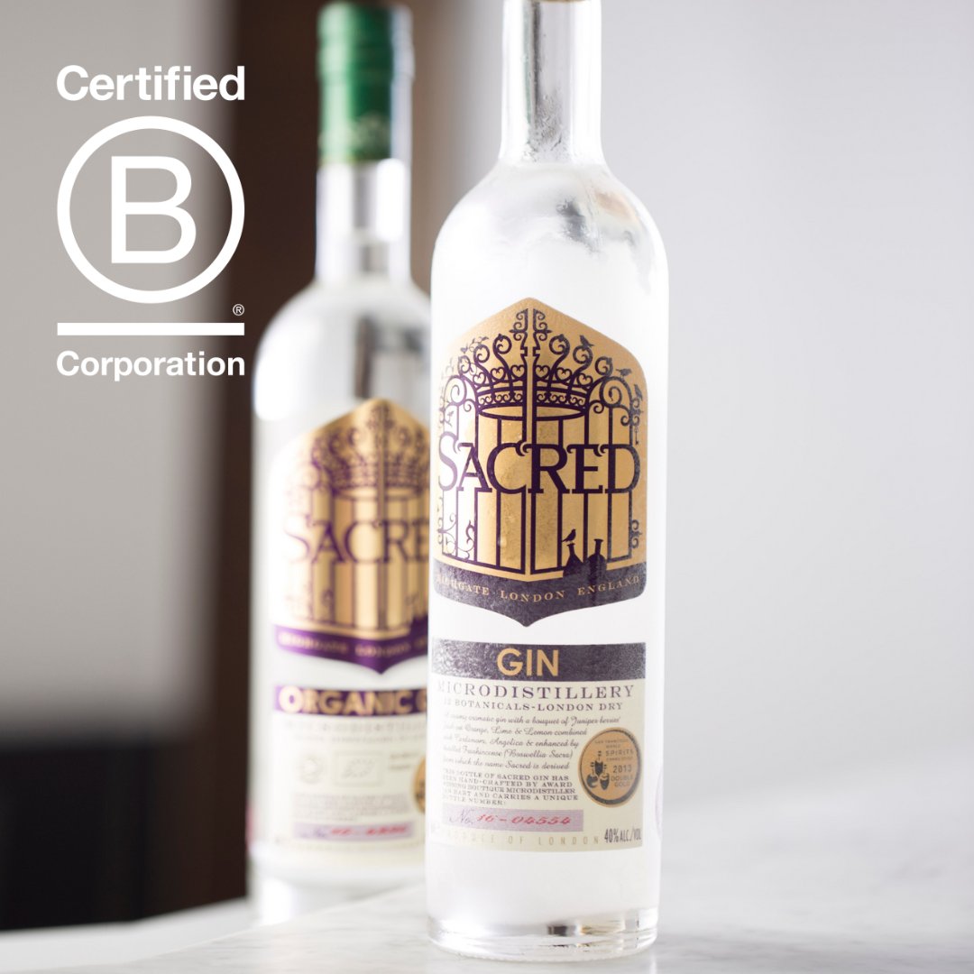 Sacred are thrilled to have officially joined the #BCorp movement, joining 26 other distilleries around the world. We are immensely proud to have scored 93.6 on our impact score too. We couldn’t have done it without our customers’ incredible support - so thank you everyone!