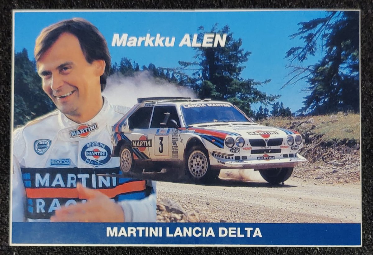 SaariJarno's tweet photo. 🎄 Advent Calendar 🎄【DAY 13】

Mr. Maximum Attack. Not always most luckiest driver but in my books Markku was fastest rally driver in Gr.B era.

He knows the feeling after winning #WRC title. He also knows how it feels when the title is taken away..
#AdventCalendarRallyGroupB https://t.co/WFyImJGuAK