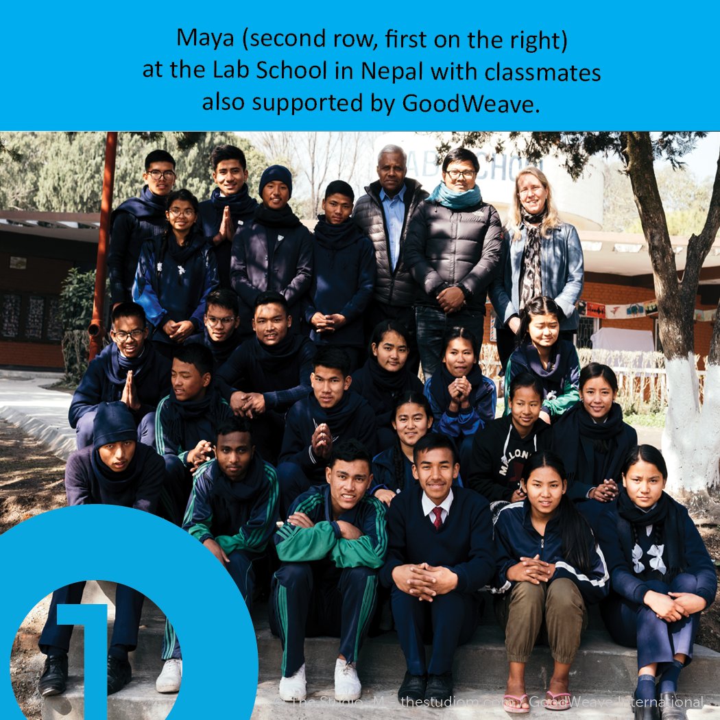 We are sharing our top 10 moments of 2022 starting with reflecting on watching Maya blossom from an eight-year-old carpet weaver to a confident 12th grader who says of her future, “I can be [an] activist for child and women's rights.” bit.ly/3PipjvD 

📸: The Studio_M