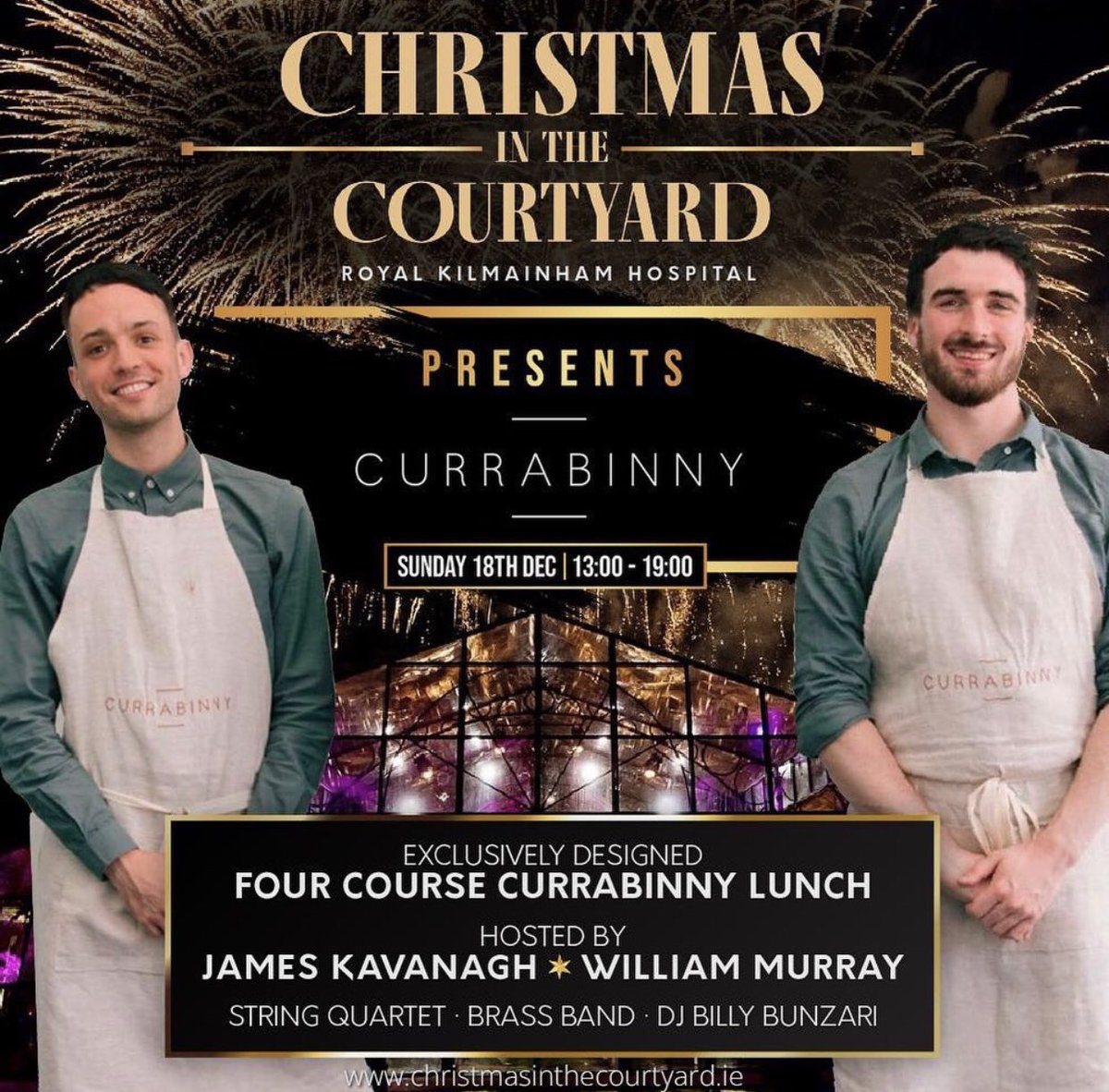 Christmasinthecourtyard (@christmasindub) on Twitter photo The Currabinny Lunch, hosted by @jamesalankavanagh
Date: Sun 18 Dec 2022 13:00 - 19:00 🕖
Direct Link: christmasinthecourtyard.ie/2022/11/30/jam…
📧BOOK NOW📧
📞: 015240504
📧: Bookings@christmasinthecourtyard.ie
💻: Christmasinthecourtyard.ie The Currabinny Lunch, hosted by @jamesalankavanagh
Date: Sun 18 Dec 2022 13:00 - 19:00 🕖
Direct Link: christmasinthecourtyard.ie/2022/11/30/jam…
📧BOOK NOW📧
📞: 015240504
📧: Bookings@christmasinthecourtyard.ie
💻: Christmasinthecourtyard.ie