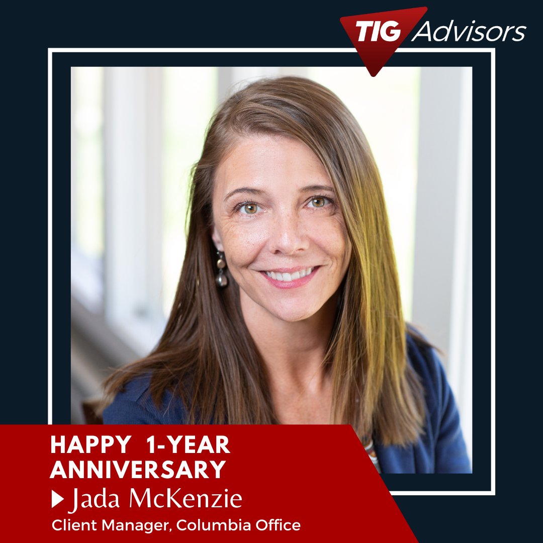 TIGadvisors's tweet photo. 🎉Happy 1-year Work Anniversary to Jada McKenzie!
As a Client Manager on our Employee Benefits Team, Jada works with clients to ensure they're getting the best solutions and support for their business and employees. Thank you for all you do for #TeamTIG!
#loyalty #WeCelebrateYou https://t.co/zQeonilAFH