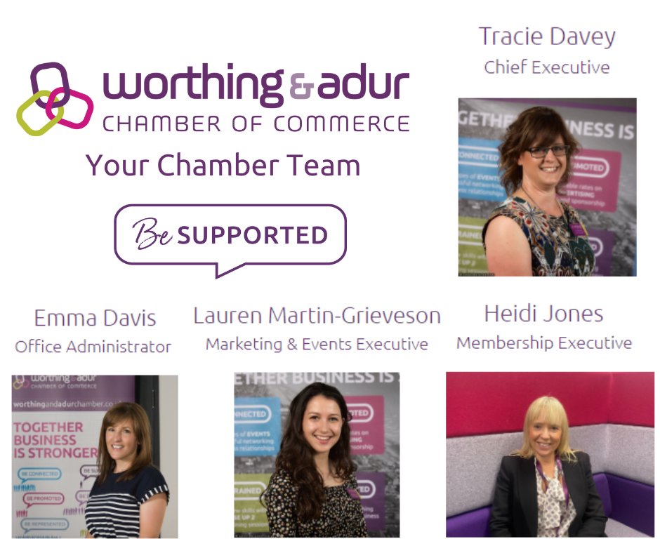 worthingandadur's tweet photo. Why be a member of the Worthing and Adur Chamber? #BeSupported
#DidYouKnow Your Chamber Team are here to offer support, signposting and guidance relating to all things business.
Not a member? Find out more and join today!
https://t.co/Tt8vTMpfvZ
#MemberBenefits #WhyJoin https://t.co/dQ2fgNK0Bi