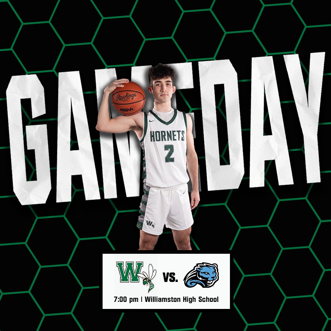 WHSBoysBBall's tweet image. GAMEDAY!

📍Williamston High School
⏰ 7:00 pm
🆚 Lansing Catholic
📺 nfhsnetwork.com

#GoHornets