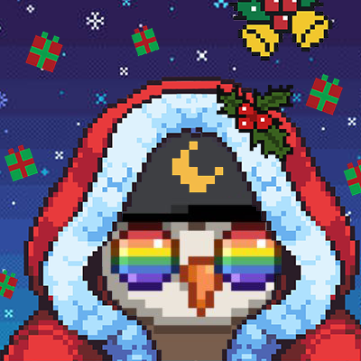 New holiday pfp thanks to <a href="/moonbirdood/">Doodity.eth </a> ❤️🎁🎄