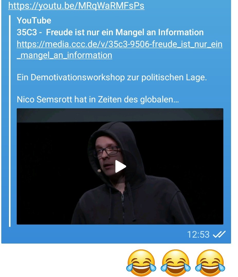 klebefrei's tweet photo. #Kulturwand Wunderbare Satire habe ich gerade gefunden. ๐๐๐๐ Muss man echt mal angucken, #Demotivationstrainer.
https://t.co/3E61uA7l5o https://t.co/Xnye4Q0289
